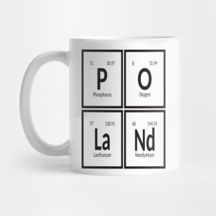 Poland | Periodic Table of Elements Mug